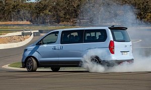 Drifting Hyundai Van Isn’t Your Typical People Carrier