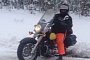Drifting Your Cruiser Bike in the Snow Is Crazy. And Fun!