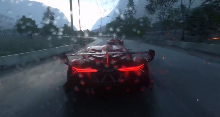 Driveclub Shows Epic Lamborghini Veneno Racing in the Rain