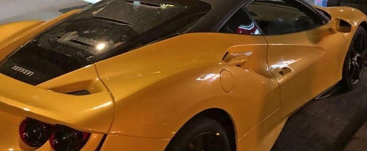 Ferrari F8 Tributo owner didn't bother with insurance, is temporarily not a driver anymore