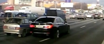 Driver of BMW Belonging to Russian Deputy Minister Mocks Cop on Highway