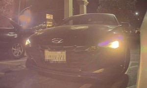 This Hyundai Driver Picked the Wrong Tesla to Hit and Run