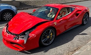 Driver Runs Out of Talent Less Than 2 Miles (!) After Taking Delivery of Ferrari 488 GTB