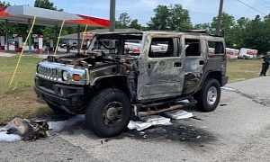 Driver Stocks Up on Gas, Loses Hummer in Predictable Fire