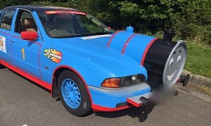Driver Stopped by Police With BMW Modified to Resemble Thomas the Tank Engine