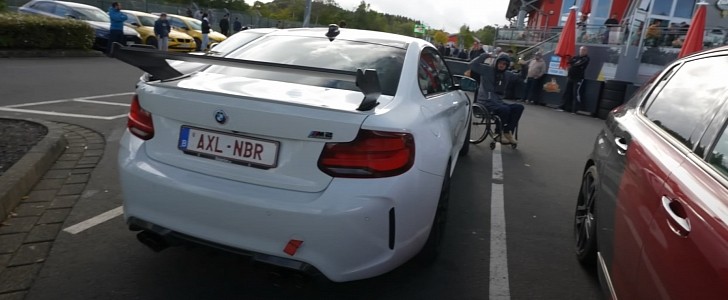 Disabled Driver Takes His BMW M2 on the Nurburgring