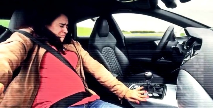 Driverless Audi RS7 Terrorizes People on Track