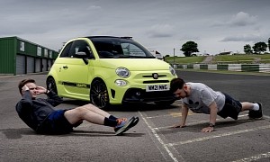 Driving an Abarth on the Track More Fun Than Working Out, Study Finds