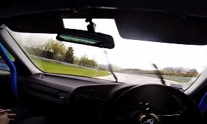 Driving on the Nurburgring Turns into Ice Skating with a BMW 328i