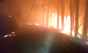 Driving Through the Valley Fire in California Looks Like a Post-apocalyptic Movie