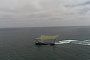 Drone Footage Shows SpaceX Giant Net Testing on the Water