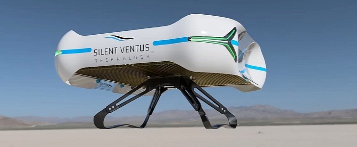 Silent Ventus drone powered by ion propulsion technology