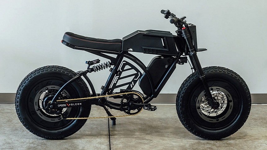 Limited edition Droog x Volcon Brat electric bike