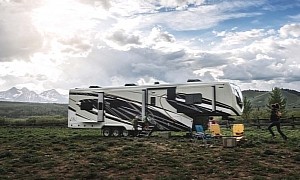 DRV's 2024 Orlando Mobile Suite Is a Fifth-Wheel With Gusto for Four-Season Luxury Living