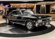 Drop-Dead Gorgeous 1966 Chevrolet Chevelle SS Rocks Black-on-Black Attire Like No Other