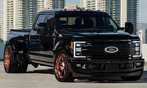 Dropped 2019 Ford F-350 Lariat Is the Ultimate Tailgate Party Truck
