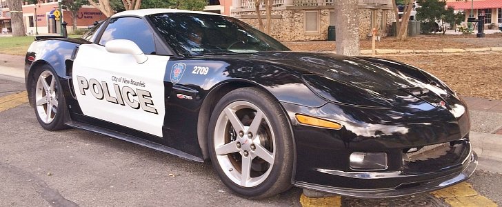 C6 Corvette Z06 police car in Texas