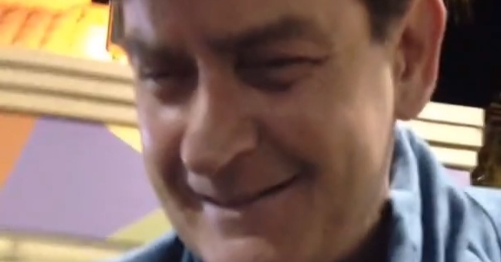 Drunk Charlie Sheen at Taco Bell