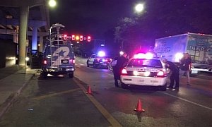 Drunk Driver Smashes Into News Van, Steals Police Cruiser