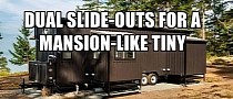 Dual Slide-Outs Turn This 36-ft Tiny House Into a Mansion on Wheels