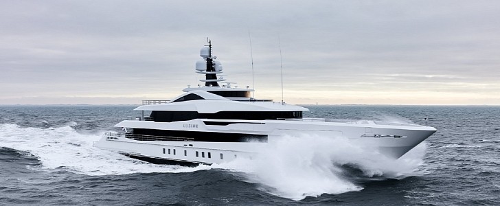 Lusine is one of the newest superyachts to be revealed at the Monaco Yachts Show