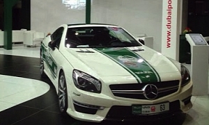 Dubai Police Adds Audi R8, Mercedes SL63 AMG and Nissan GT-R