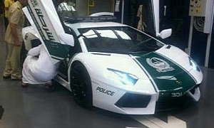 Dubai Police Adds Lamborghini Aventador to Roster