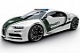 Dubai Police Bugatti Chiron Is Just a Rendering, But Give It Some Time
