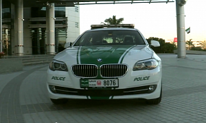 Dubai Police Force Adds BMW F10 5 Series to Their Fleet