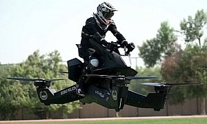 Dubai Police to Ride on Flying Bikes