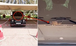 Dubai Prince Cordons Off Mercedes-AMG G 63 to Protect Pigeon Nesting on Hood