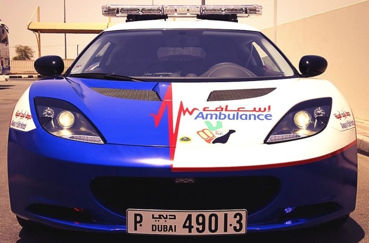Lotus Evora Ambulance in Dubai