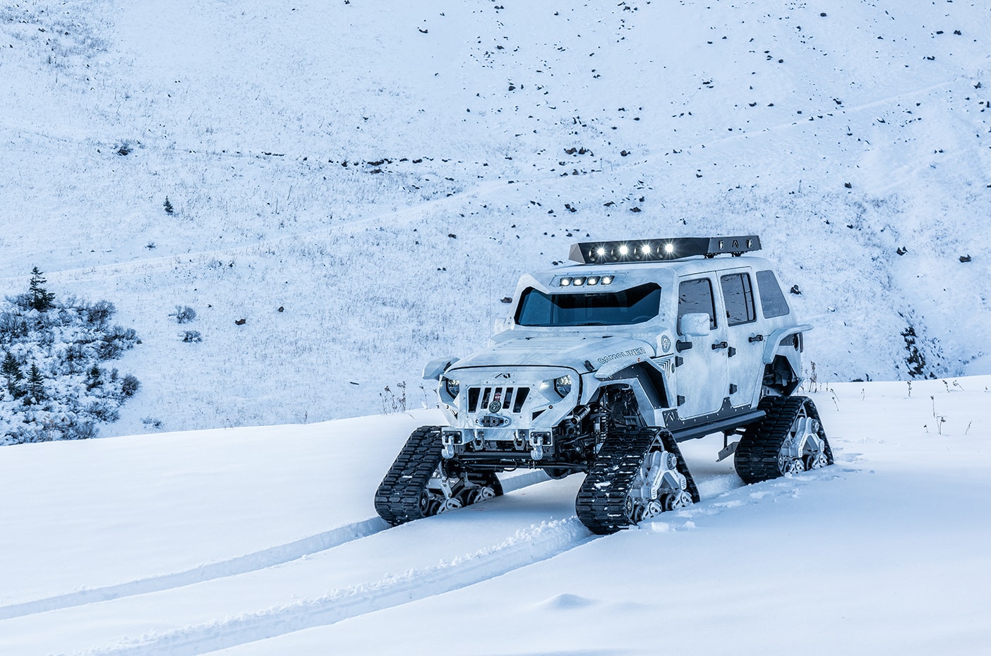 Dubbed the Arctic Frog, This Tracked Jeep Pays Tribute to an American Hero  - autoevolution
