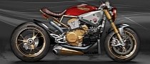 Ducati 1299 Panigale Cafe-Racer Concept Looks as Extreme as It Sounds