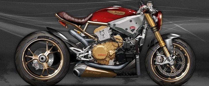 Ducati 1299 Panigale Cafe-Racer by AD Koncept