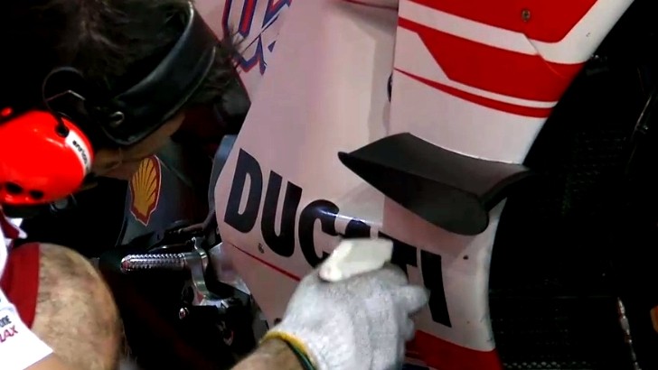 Ducati tests winglets in MotoGP once more
