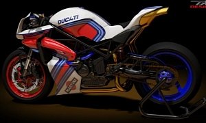 Ducati Monster Cafe Racer to Die For Rendered by Paolo Tesio