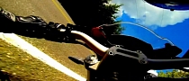 Ducati Monster Crashes Very Bad because of Wrong Trajectory through Turn
