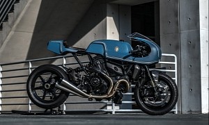 Ducati Monster “Indigo Flyer” Is a Startling 1200 S With SportClassic Vibes