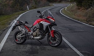 Ducati Multistrada V4 S Comes Out to Play, Looks Stunning on the Road