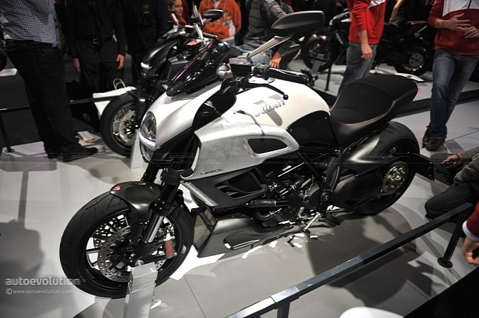 The Ducati Diavel is quite a looker