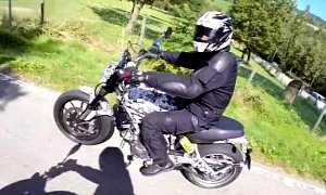 Ducati Scrambler Chased by Rider Filming It