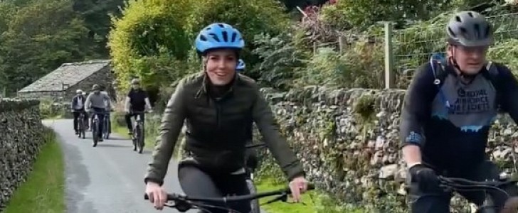 Kate Middleton Biking
