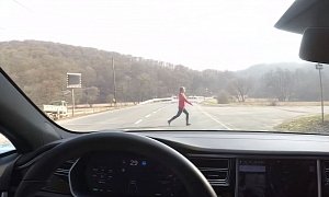 Dude Tests Tesla’s Autopilot Braking on His Wife