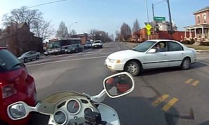 Dumb Rider Mauls His Bike Because of His Own Stubborn, Mindless Action – Video