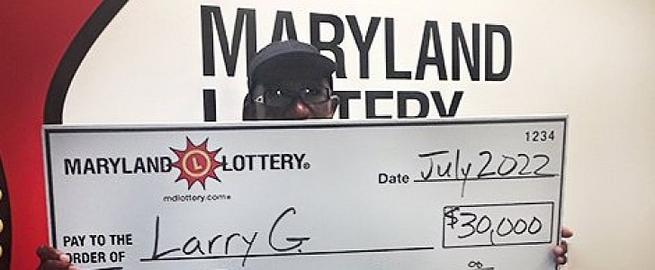 The man won $30,000