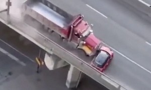 Dump Truck vs. MINI Cooper Video Has Everyone Taking Sides