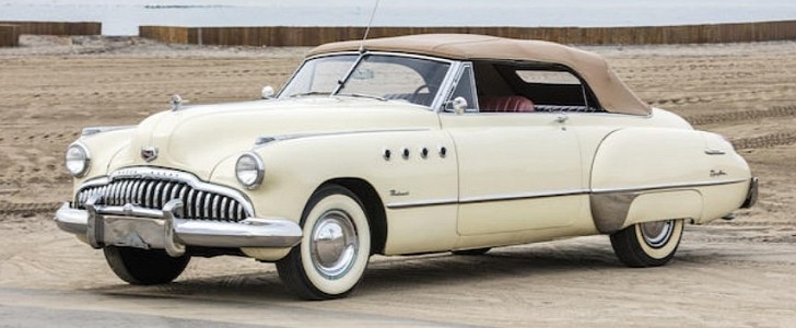 1949 Buick Roadmaster Convertible from the 1988 movie Rain Man, previously owned by Dustin Hoffman