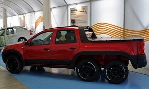 Dustruck: Dacia Builds Duster 6x6 Pickup