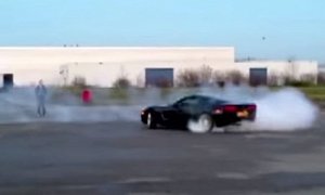 Dutch Man Builds Remote-Controlled Corvette, Does Donuts and "Drives" in Public